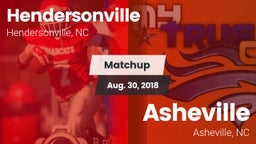 Matchup: Hendersonville High vs. Asheville  2018