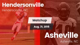 Matchup: Hendersonville High vs. Asheville  2018