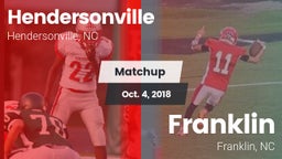 Matchup: Hendersonville High vs. Franklin  2018