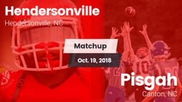 Matchup: Hendersonville High vs. Pisgah  2018