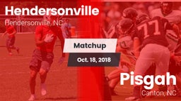 Matchup: Hendersonville High vs. Pisgah  2018