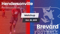 Matchup: Hendersonville High vs. Brevard  2018
