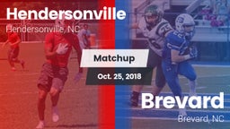 Matchup: Hendersonville High vs. Brevard  2018