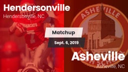 Matchup: Hendersonville High vs. Asheville  2019