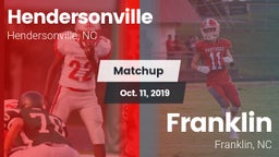Matchup: Hendersonville High vs. Franklin  2019