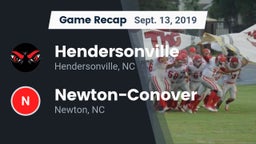 Recap: Hendersonville  vs. Newton-Conover  2019