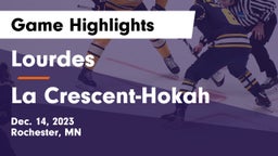 Lourdes  vs La Crescent-Hokah  Game Highlights - Dec. 14, 2023