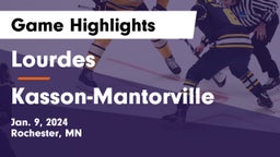Lourdes  vs Kasson-Mantorville  Game Highlights - Jan. 9, 2024