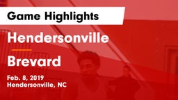 Hendersonville  vs Brevard  Game Highlights - Feb. 8, 2019
