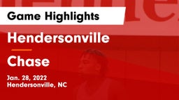 Hendersonville  vs Chase Game Highlights - Jan. 28, 2022