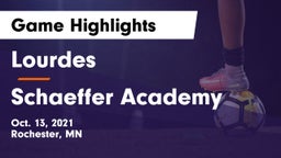 Lourdes  vs Schaeffer Academy Game Highlights - Oct. 13, 2021