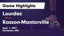 Lourdes  vs Kasson-Mantorville  Game Highlights - Sept. 7, 2021