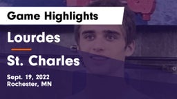 Lourdes  vs St. Charles Game Highlights - Sept. 19, 2022