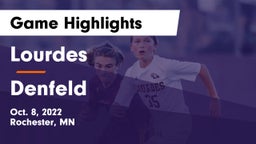 Lourdes  vs Denfeld Game Highlights - Oct. 8, 2022