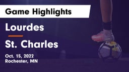 Lourdes  vs St. Charles  Game Highlights - Oct. 15, 2022
