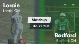 Matchup: Lorain  vs. Bedford  2016