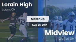 Matchup: Lorain High vs. Midview  2017