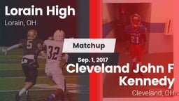 Matchup: Lorain High vs. Cleveland John F Kennedy  2017