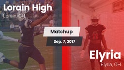 Matchup: Lorain High vs. Elyria  2017