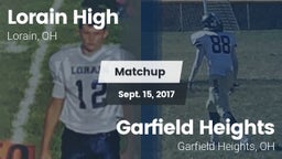 Matchup: Lorain High vs. Garfield Heights  2017