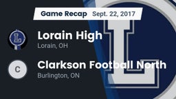 Recap: Lorain High vs. Clarkson Football North 2017