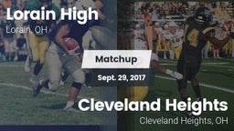 Matchup: Lorain High vs. Cleveland Heights  2017