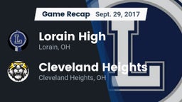 Recap: Lorain High vs. Cleveland Heights  2017