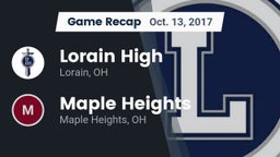 Recap: Lorain High vs. Maple Heights  2017