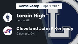 Recap: Lorain High vs. Cleveland John F Kennedy  2017
