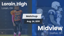 Matchup: Lorain High vs. Midview  2018