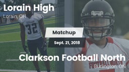 Matchup: Lorain High vs. Clarkson Football North 2018