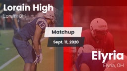 Matchup: Lorain High vs. Elyria  2020