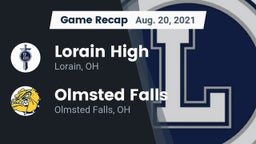 Recap: Lorain High vs. Olmsted Falls  2021