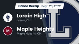 Recap: Lorain High vs. Maple Heights  2022