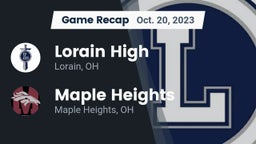 Recap: Lorain High vs. Maple Heights  2023