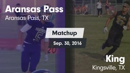 Matchup: Aransas Pass High vs. King  2016