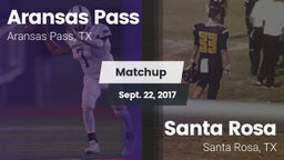 Matchup: Aransas Pass High vs. Santa Rosa  2017