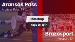 Matchup: Aransas Pass High vs. Brazosport  2017