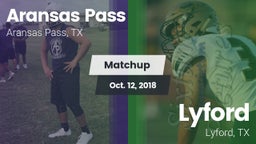 Matchup: Aransas Pass High vs. Lyford  2018