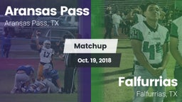 Matchup: Aransas Pass High vs. Falfurrias  2018