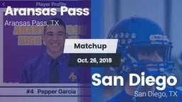Matchup: Aransas Pass High vs. San Diego  2018