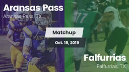 Matchup: Aransas Pass High vs. Falfurrias  2019