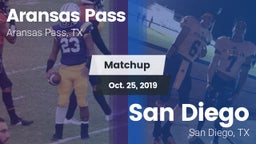 Matchup: Aransas Pass High vs. San Diego  2019