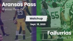 Matchup: Aransas Pass High vs. Falfurrias  2020