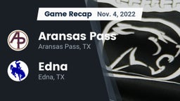 Recap: Aransas Pass  vs. Edna  2022