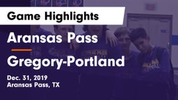 Aransas Pass  vs Gregory-Portland  Game Highlights - Dec. 31, 2019