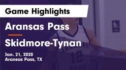 Aransas Pass  vs Skidmore-Tynan  Game Highlights - Jan. 21, 2020