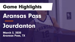 Aransas Pass  vs Jourdanton  Game Highlights - March 3, 2020