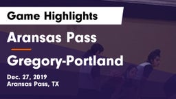Aransas Pass  vs Gregory-Portland  Game Highlights - Dec. 27, 2019