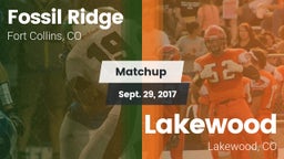 Matchup: Fossil Ridge High vs. Lakewood  2017